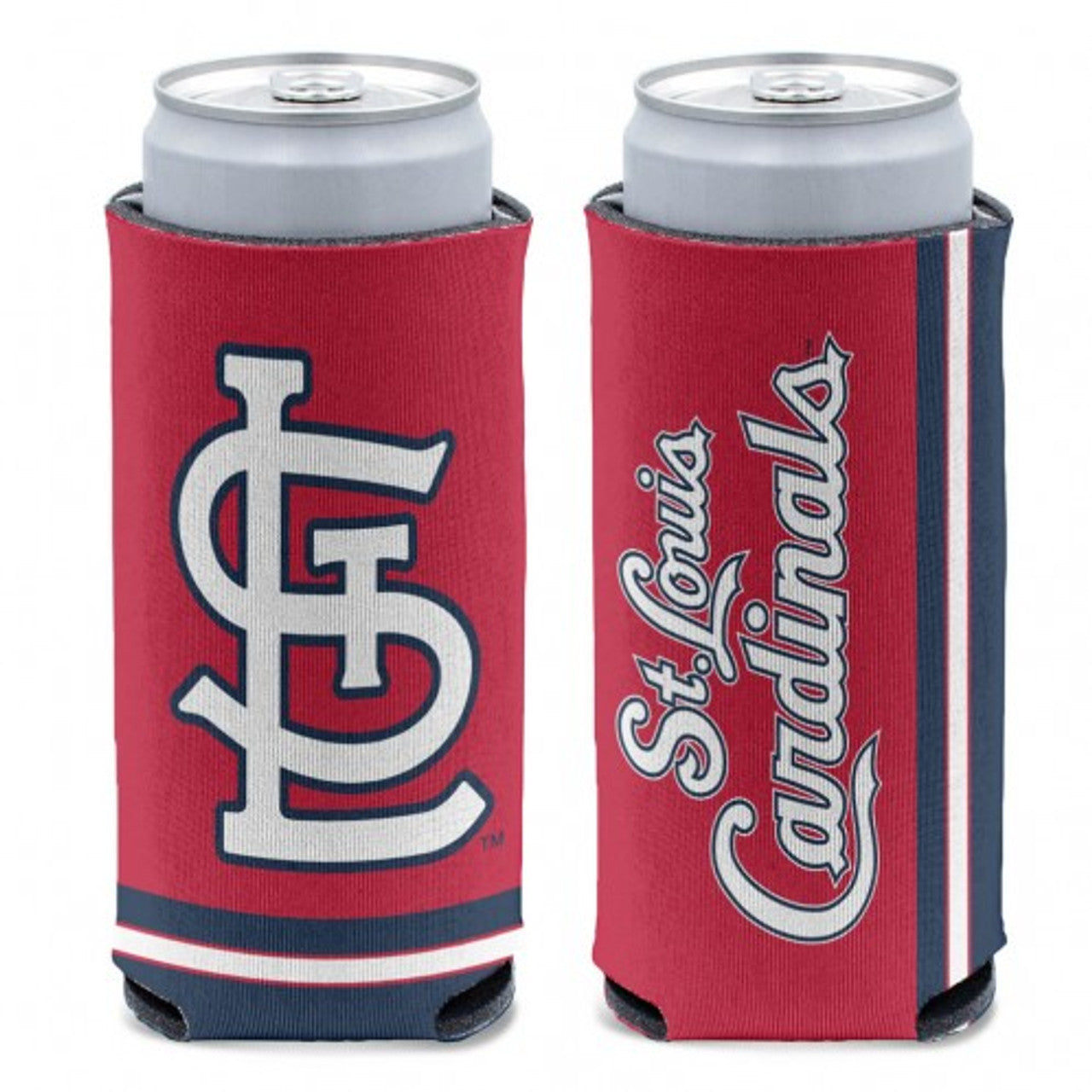 St. Louis Cardinals Can Cooler Slim Can Design - Sports Collectibles, Sports Memorabilia, Sports Fan Shop, Sports Gifts
