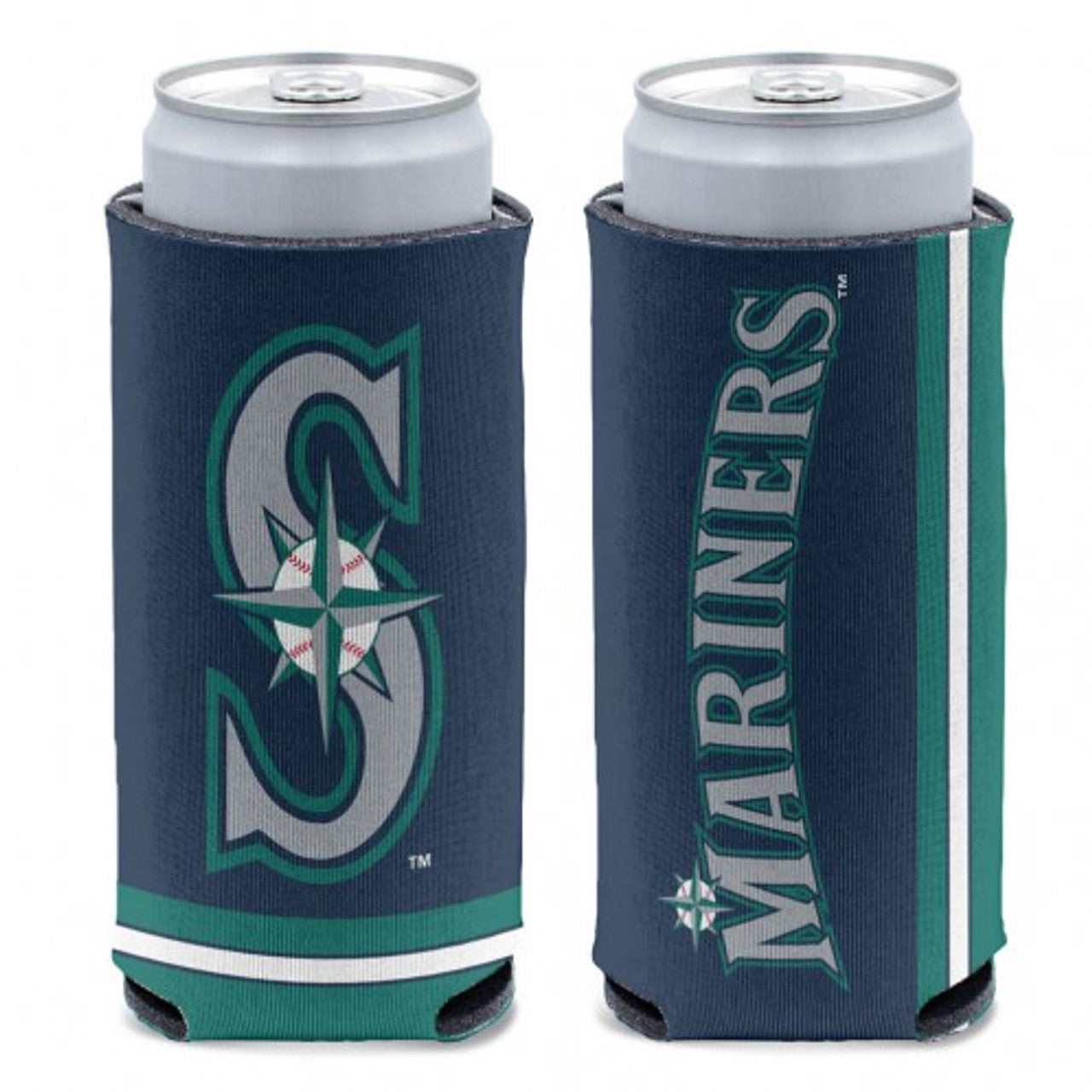 Seattle Mariners Can Cooler Slim Can Design - Sports Collectibles, Sports Memorabilia, Sports Fan Shop, Sports Gifts