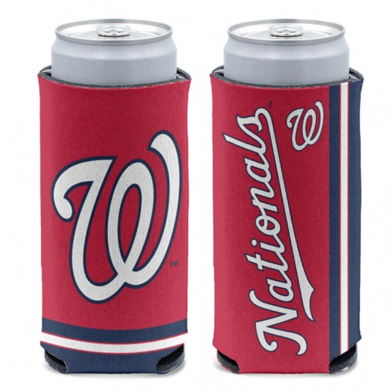 Washington Nationals Can Cooler Slim Can Design - Sports Collectibles, Sports Memorabilia, Sports Fan Shop, Sports Gifts