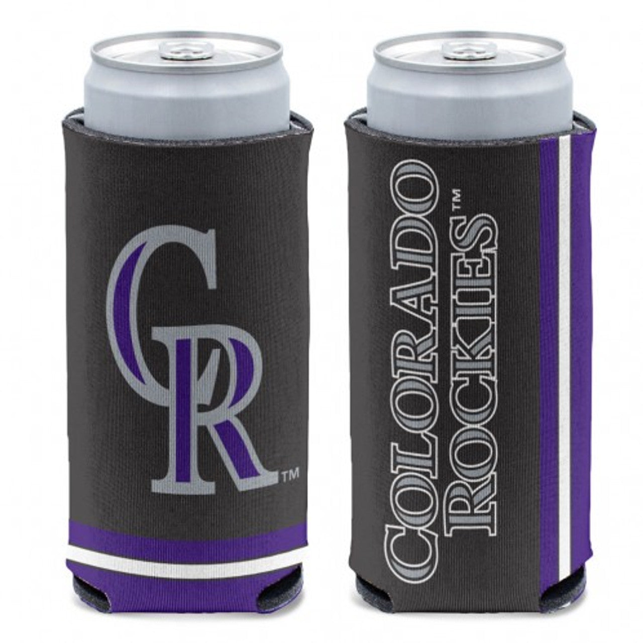 Colorado Rockies Can Cooler Slim Can Design - Sports Collectibles, Sports Memorabilia, Sports Fan Shop, Sports Gifts