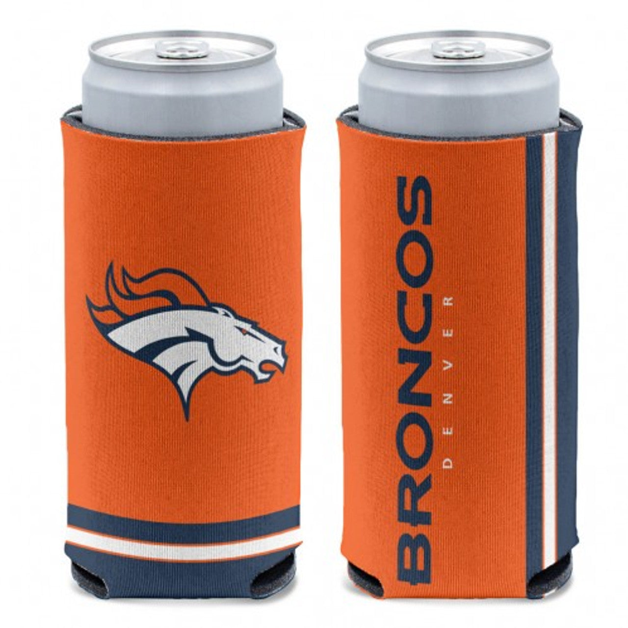 Denver Broncos Can Cooler Slim Can Design - Sports Collectibles, Sports Memorabilia, Sports Fan Shop, Sports Gifts