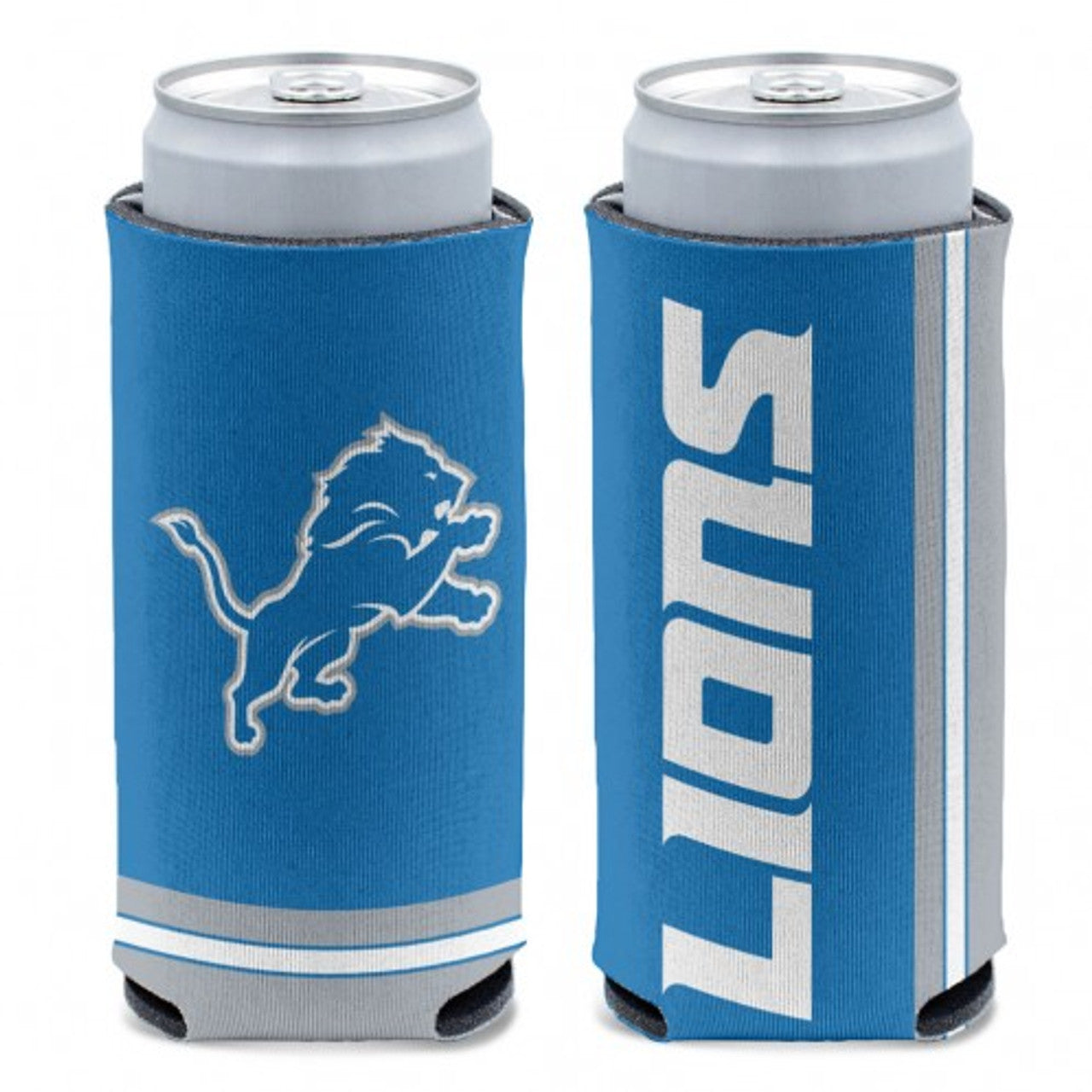 Detroit Lions Can Cooler Slim Can Design - Sports Collectibles, Sports Memorabilia, Sports Fan Shop, Sports Gifts