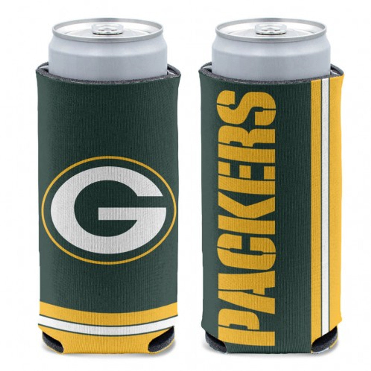 Green Bay Packers Can Cooler Slim Can Design - Sports Collectibles, Sports Memorabilia, Sports Fan Shop, Sports Gifts