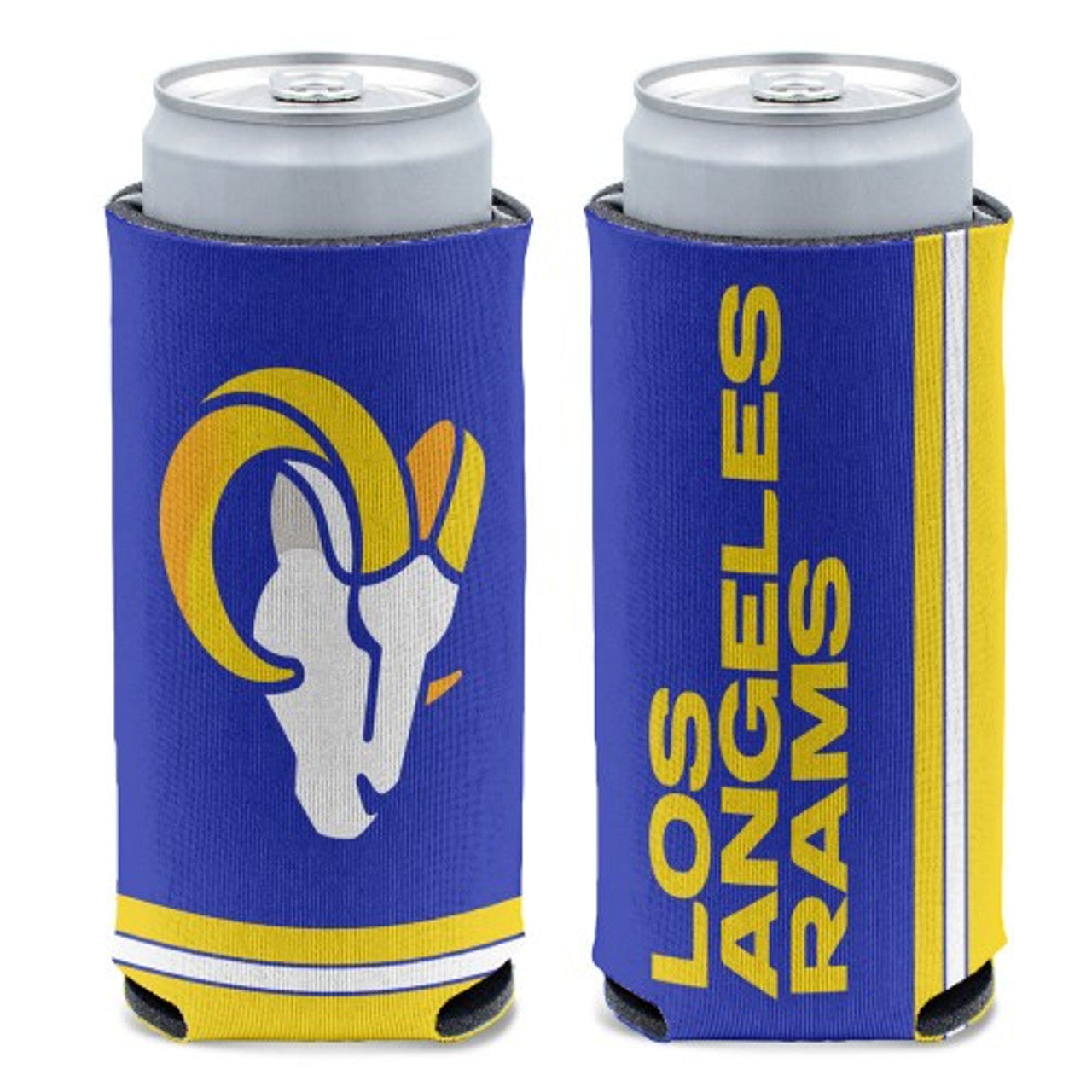 Los Angeles Rams Can Cooler Slim Can Design - Sports Collectibles, Sports Memorabilia, Sports Fan Shop, Sports Gifts