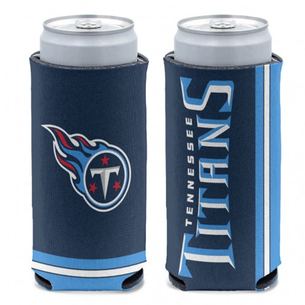 Tennessee Titans Can Cooler Slim Can Design - Sports Collectibles, Sports Memorabilia, Sports Fan Shop, Sports Gifts
