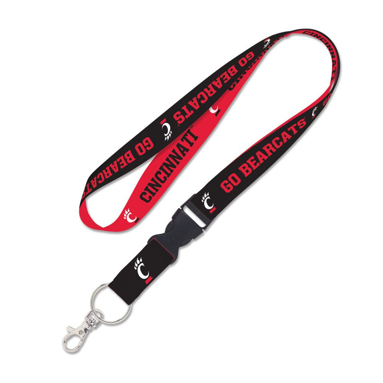 Cincinnati Bearcats Lanyard with Detachable Buckle Slogan Design Special Order - Sports Collectibles, Sports Memorabilia, Sports Fan Shop, Sports Gifts