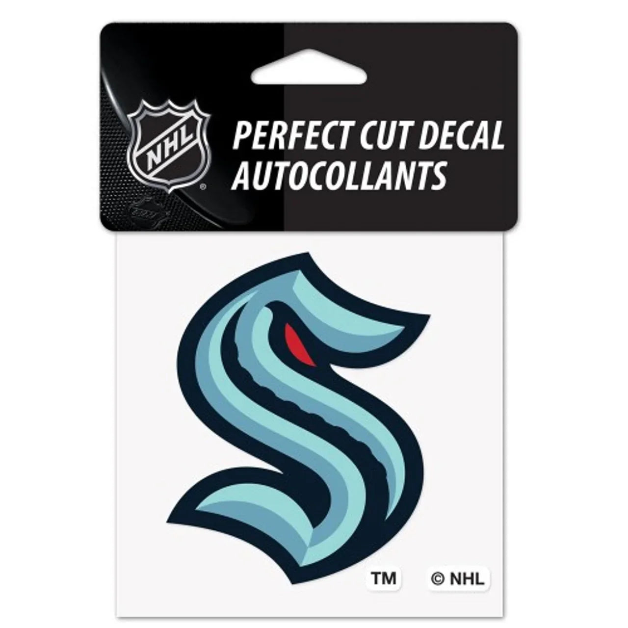 Seattle Kraken Decal 4x4 Perfect Cut Color - 757 Sports Collectibles