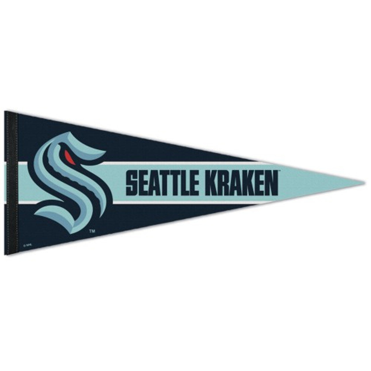 Seattle Kraken Pennant 12x30 Premium Style - Sports Collectibles, Sports Memorabilia, Sports Fan Shop, Sports Gifts