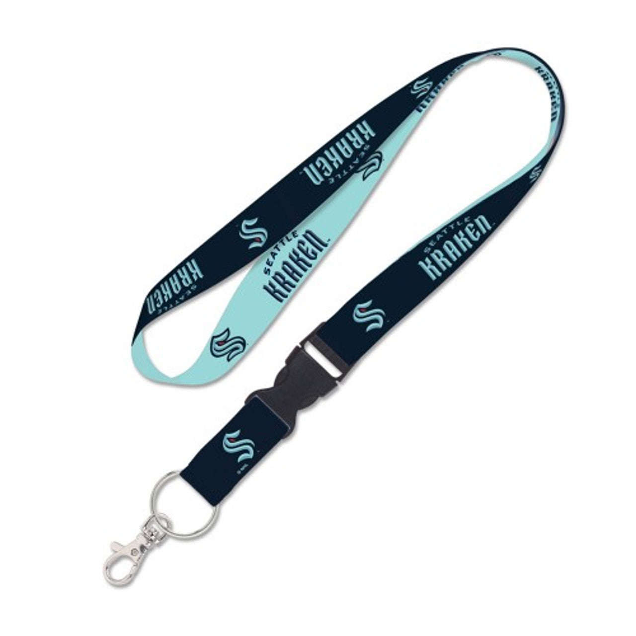 Seattle Kraken Lanyard with Detachable Buckle - Sports Collectibles, Sports Memorabilia, Sports Fan Shop, Sports Gifts