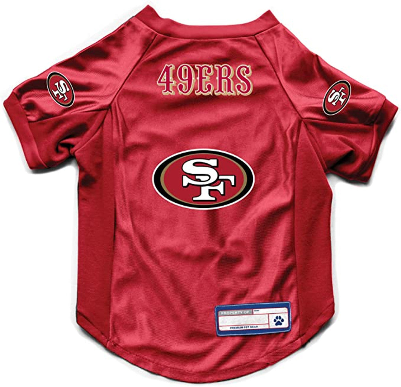San Francisco 49ers Pet Jersey Stretch Size XS - Sports Collectibles, Sports Memorabilia, Sports Fan Shop, Sports Gifts