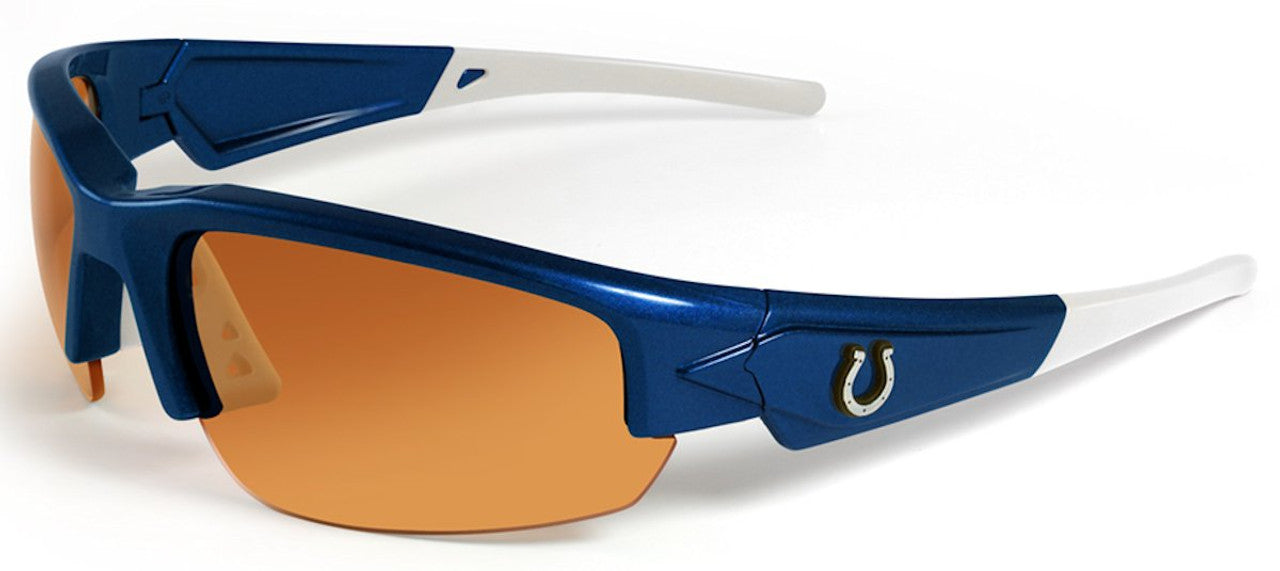 Indianapolis Colts Sunglasses - Dynasty 2.0 Blue with White Tips - Sports Collectibles, Sports Memorabilia, Sports Fan Shop, Sports Gifts