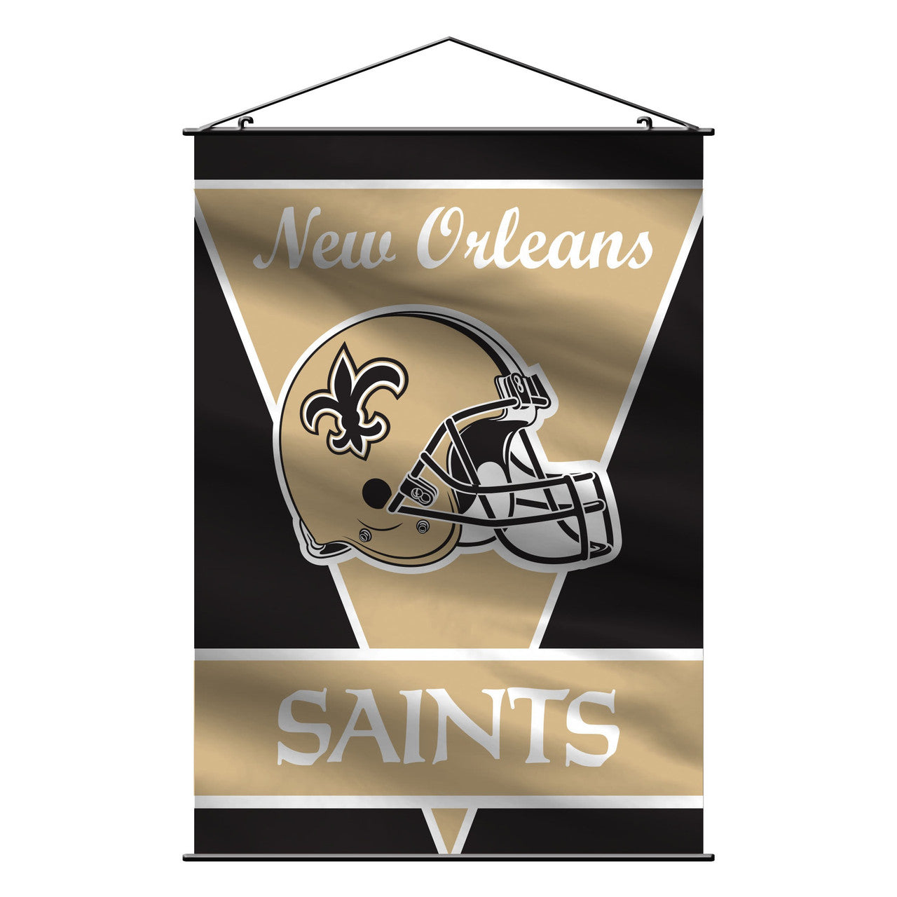 New Orleans Saints Banner 28x40 Wall Style CO - Sports Collectibles, Sports Memorabilia, Sports Fan Shop, Sports Gifts