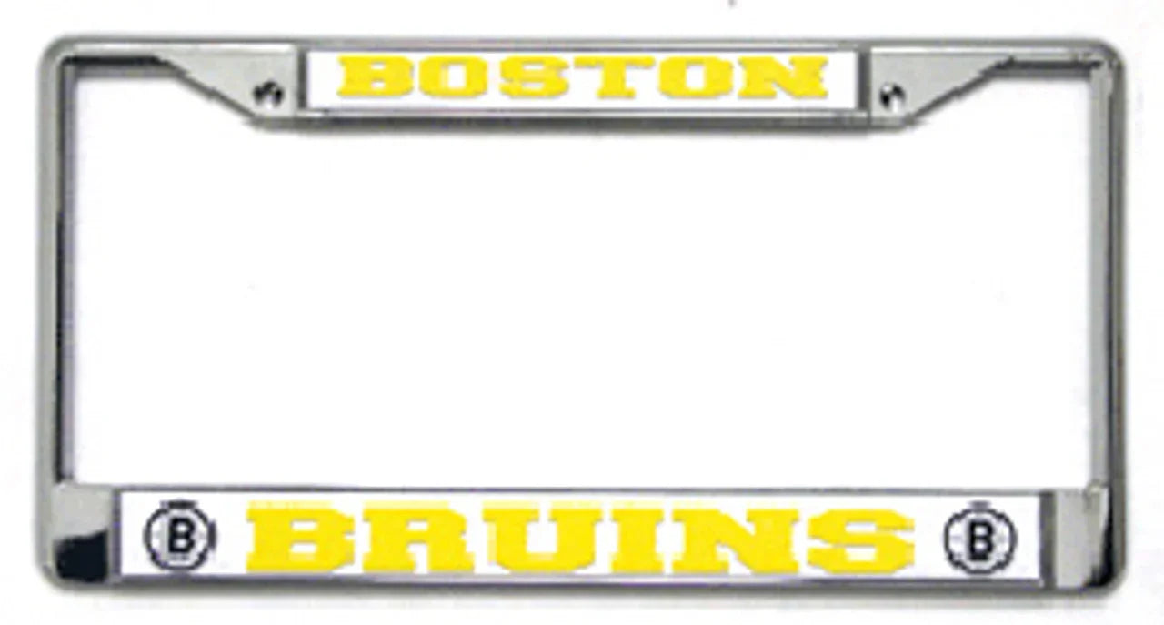 Boston Bruins Chrome License Plate Frame (CDG) - 757 Sports Collectibles