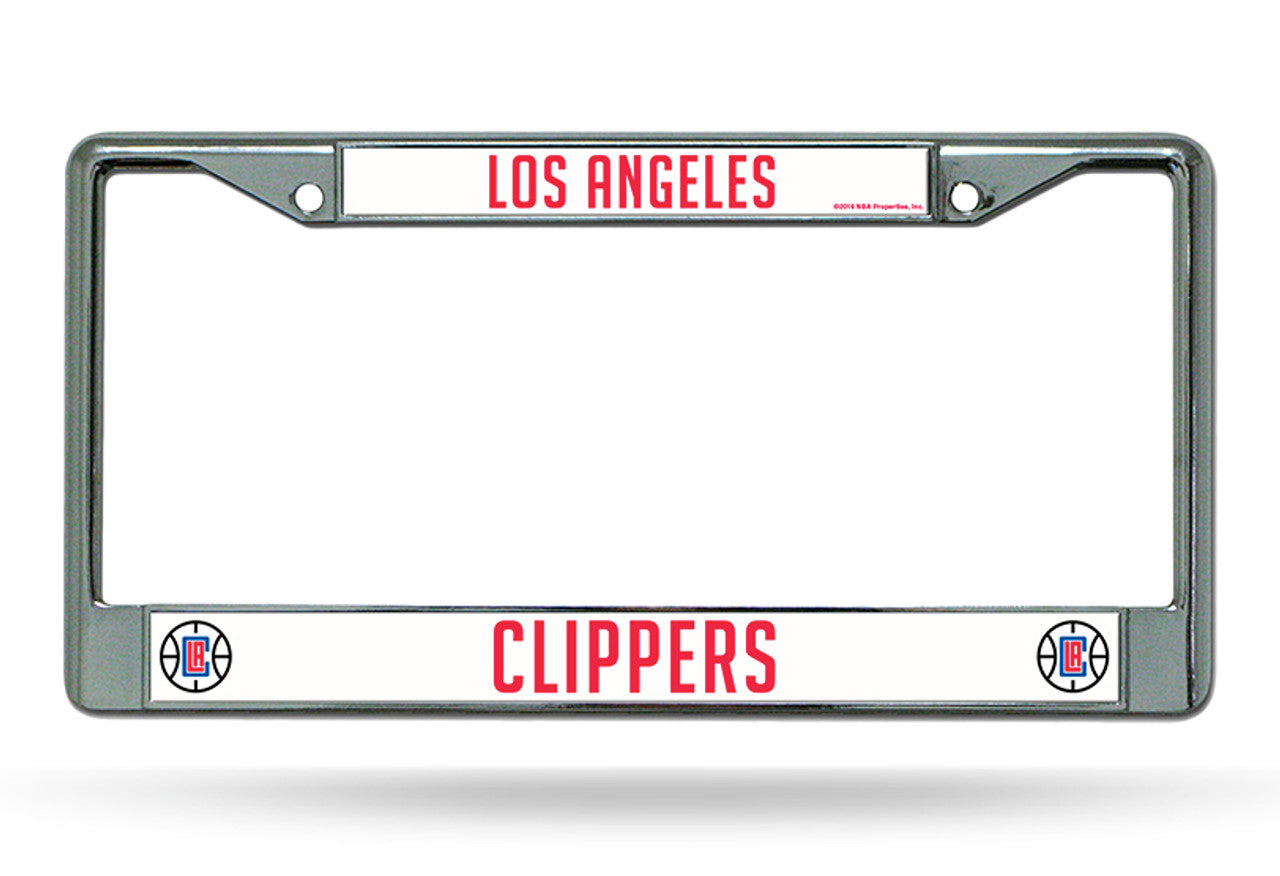 Los Angeles Clippers License Plate Frame Chrome - Special Order - Sports Collectibles, Sports Memorabilia, Sports Fan Shop, Sports Gifts