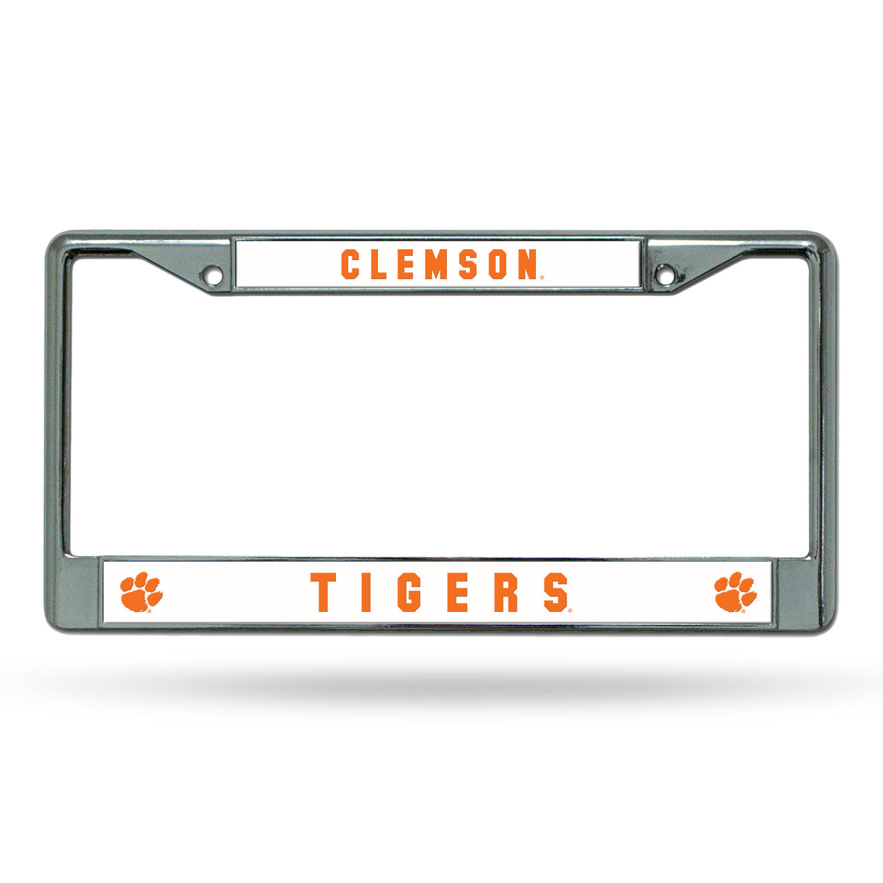 Clemson Tigers License Plate Frame Chrome - Sports Collectibles, Sports Memorabilia, Sports Fan Shop, Sports Gifts