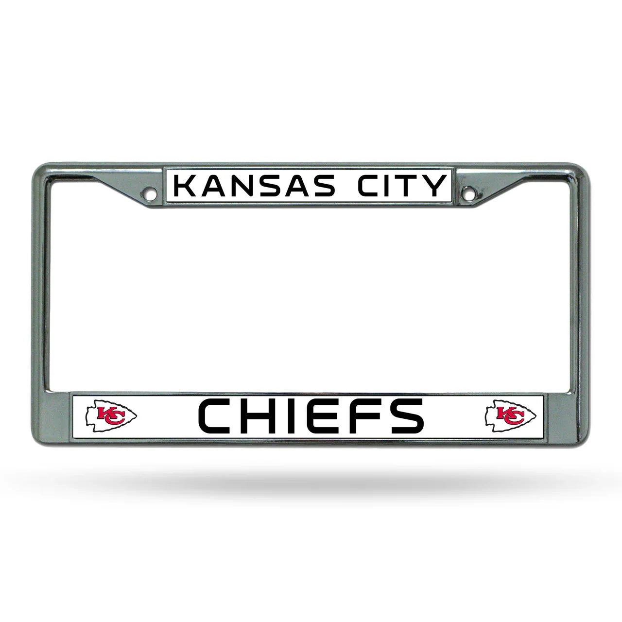 Kansas City Chiefs Chrome License Plate Frame (CDG) - 757 Sports Collectibles