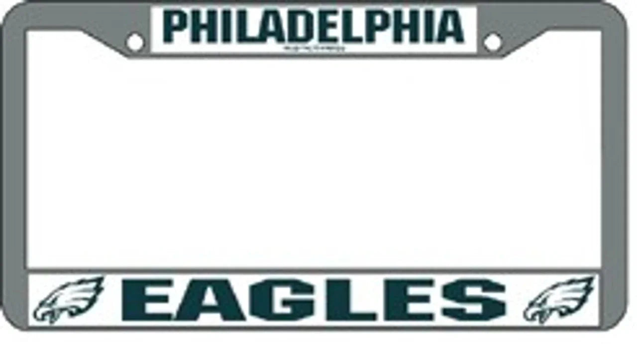 Philadelphia Eagles Chrome License Plate Frame (CDG) - 757 Sports Collectibles