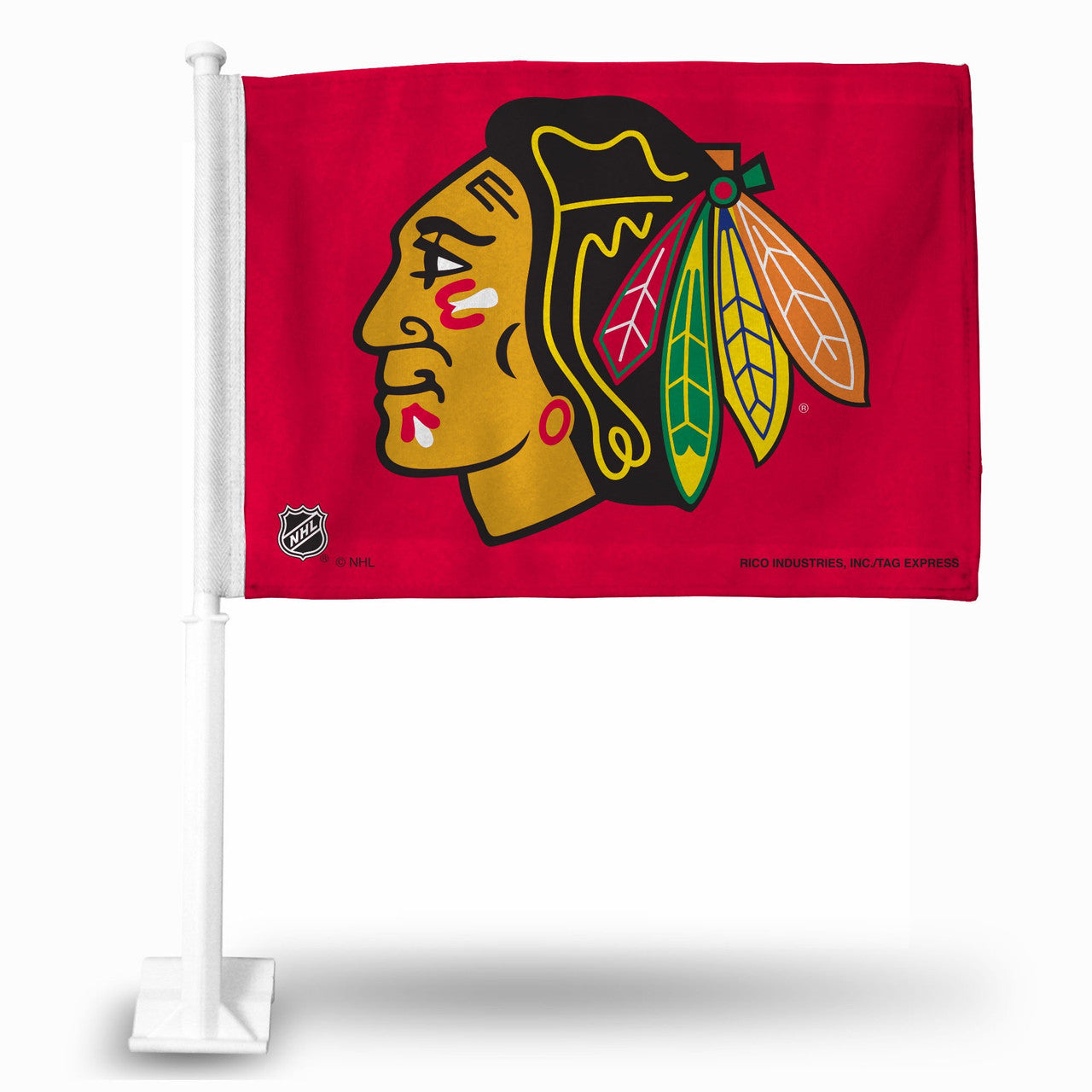 Chicago Blackhawks Flag Car - Sports Collectibles, Sports Memorabilia, Sports Fan Shop, Sports Gifts