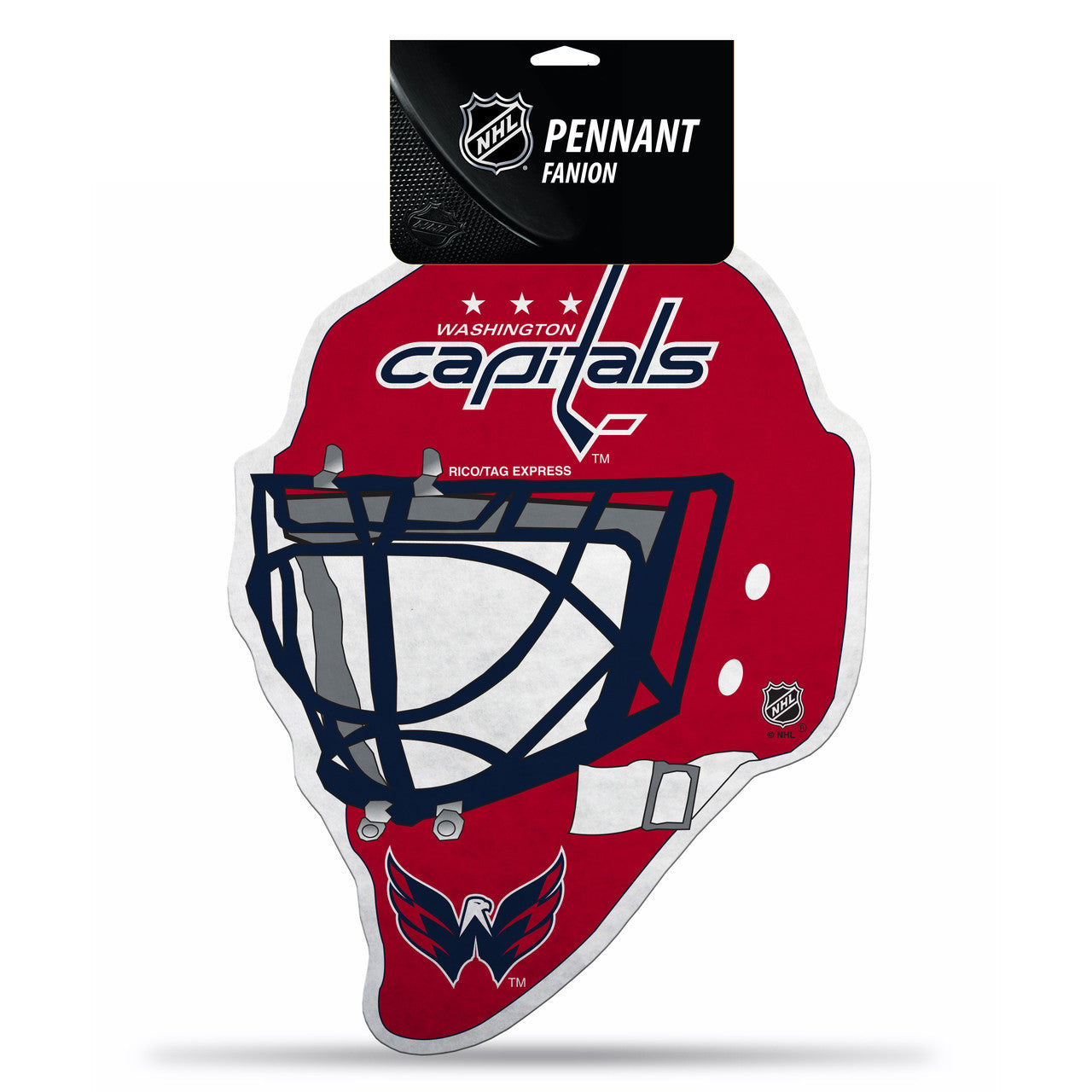 Washington Capitals Pennant Die Cut Carded - Special Order - Sports Collectibles, Sports Memorabilia, Sports Fan Shop, Sports Gifts