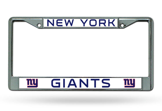 New York Giants License Plate Frame Chrome - Sports Collectibles, Sports Memorabilia, Sports Fan Shop, Sports Gifts