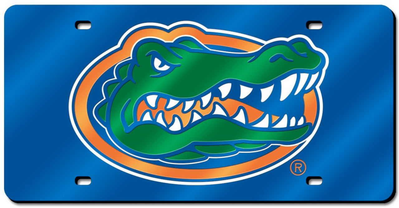 Florida Gators License Plate Laser Cut Blue - Sports Collectibles, Sports Memorabilia, Sports Fan Shop, Sports Gifts