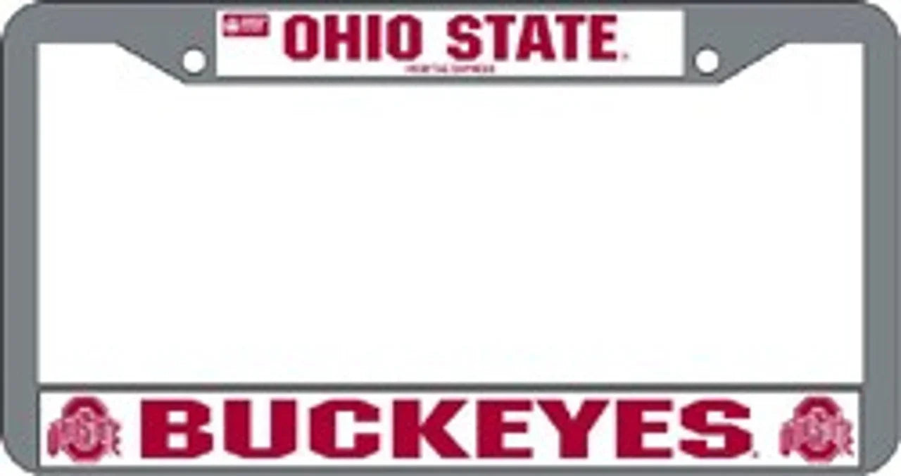 Ohio State Buckeyes Chrome License Plate Frame (CDG) - 757 Sports Collectibles