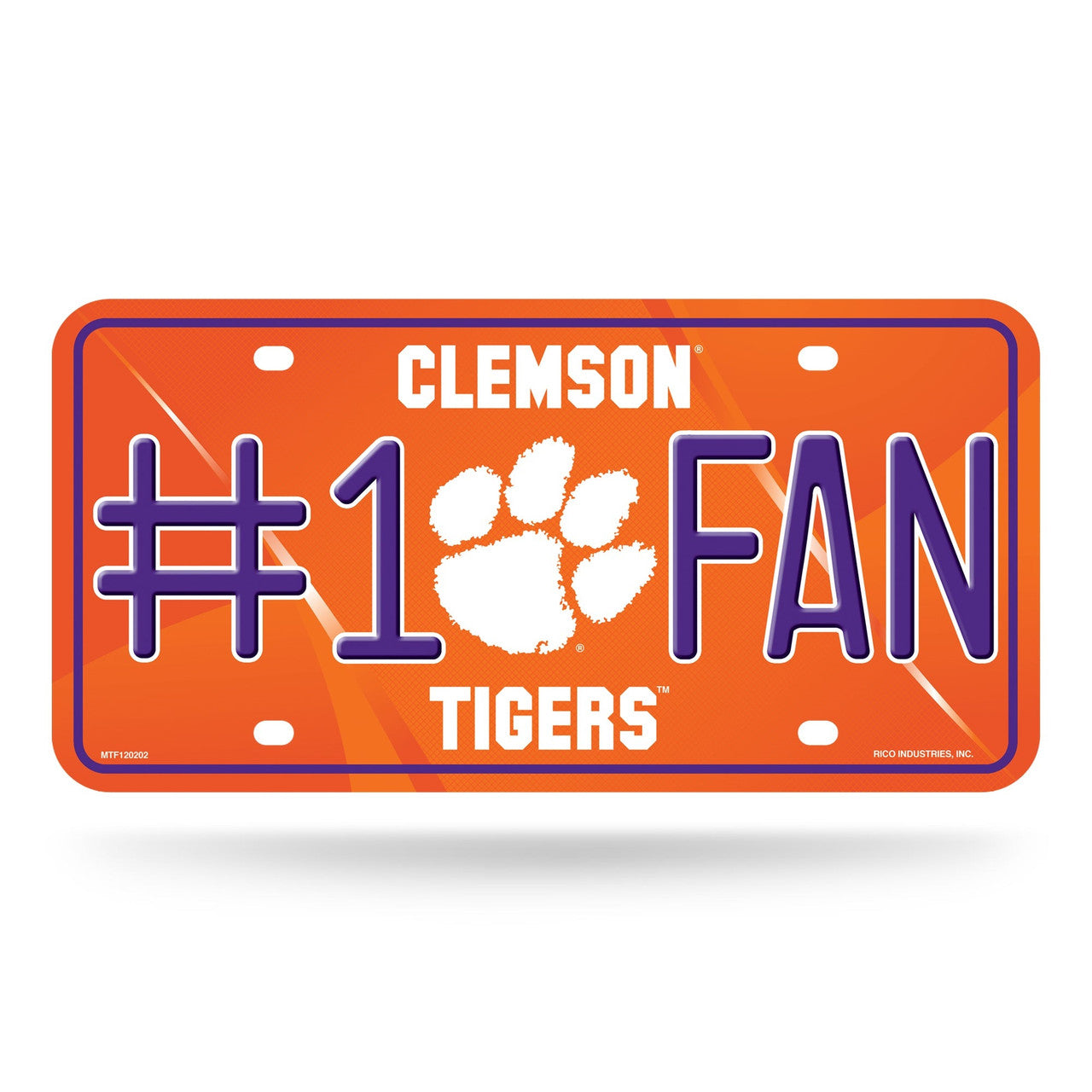 Clemson Tigers License Plate #1 Fan - Sports Collectibles, Sports Memorabilia, Sports Fan Shop, Sports Gifts