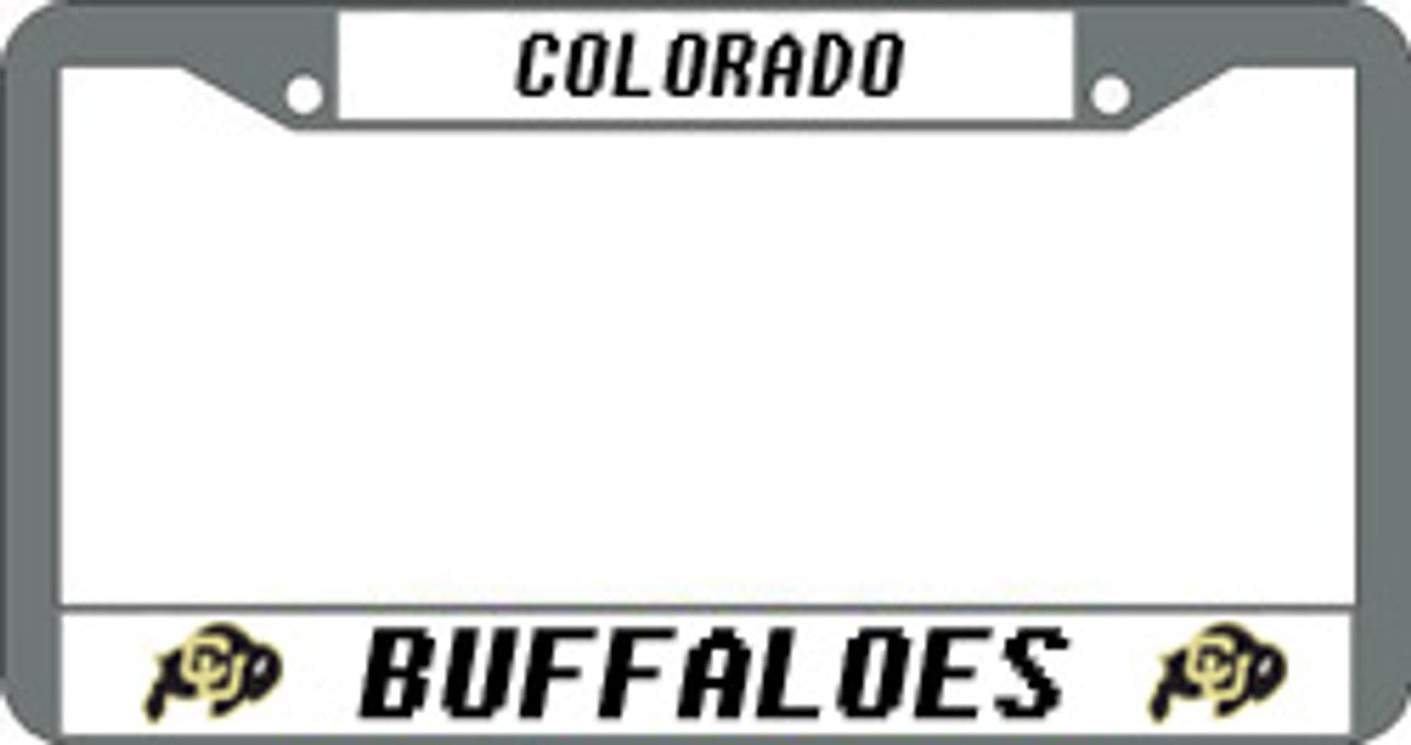 Colorado Buffaloes License Plate Frame Chrome - Special Order - Sports Collectibles, Sports Memorabilia, Sports Fan Shop, Sports Gifts