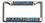 Carolina Panthers Laser Cut License Plate Frame - 757 Sports Collectibles