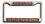 Denver Broncos Laser Cut Chrome License Plate Frame - 757 Sports Collectibles