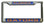 Florida Gators Laser Cut Chrome License Plate Frame (CDG) - 757 Sports Collectibles