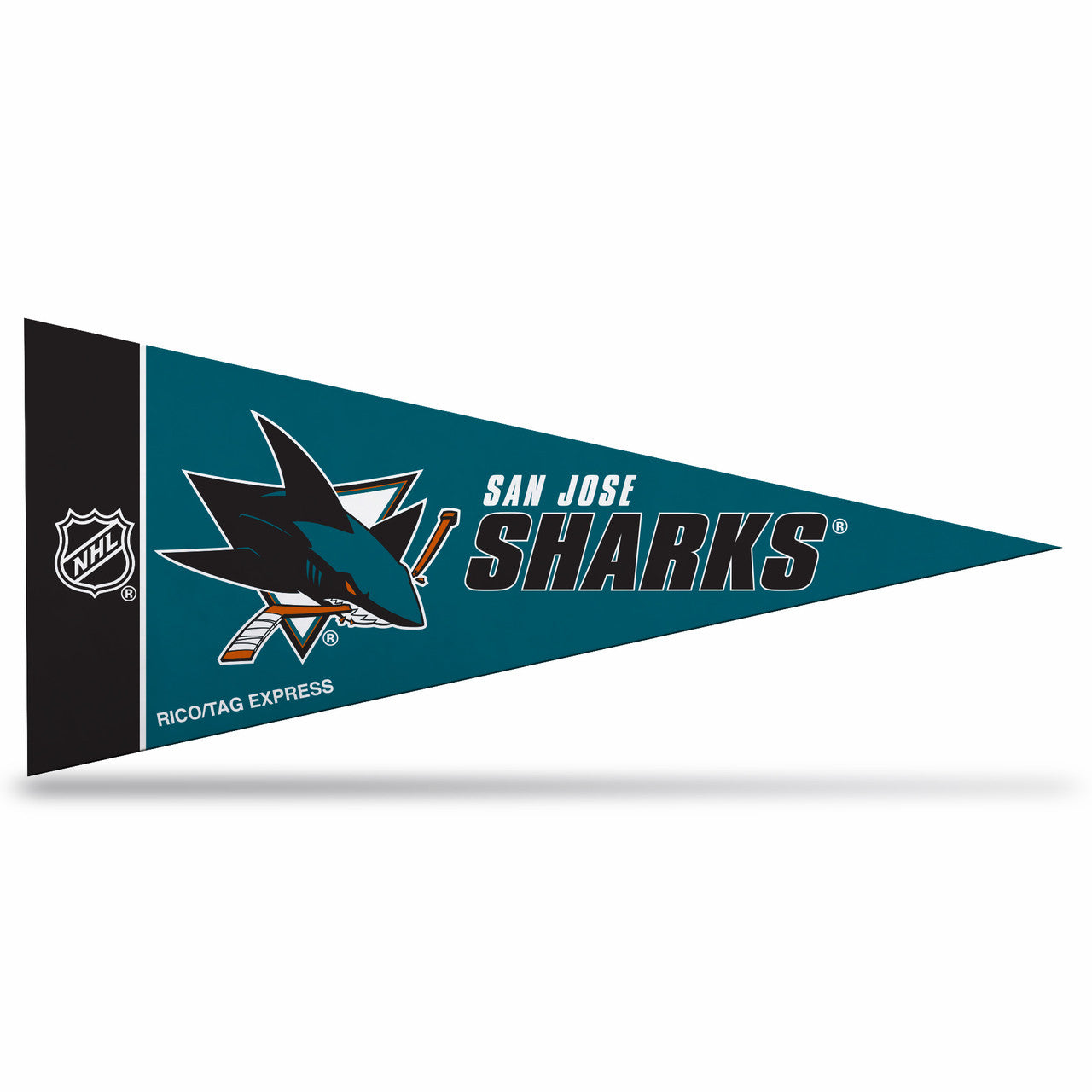 San Jose Sharks Mini Pennants - 8 Piece Set - Special Order - Sports Collectibles, Sports Memorabilia, Sports Fan Shop, Sports Gifts
