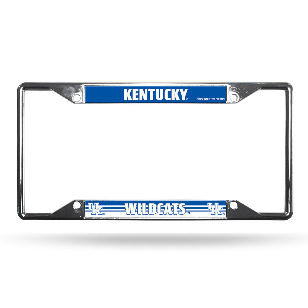 Kentucky Wildcats License Plate Frame Chrome EZ View - Sports Collectibles, Sports Memorabilia, Sports Fan Shop, Sports Gifts