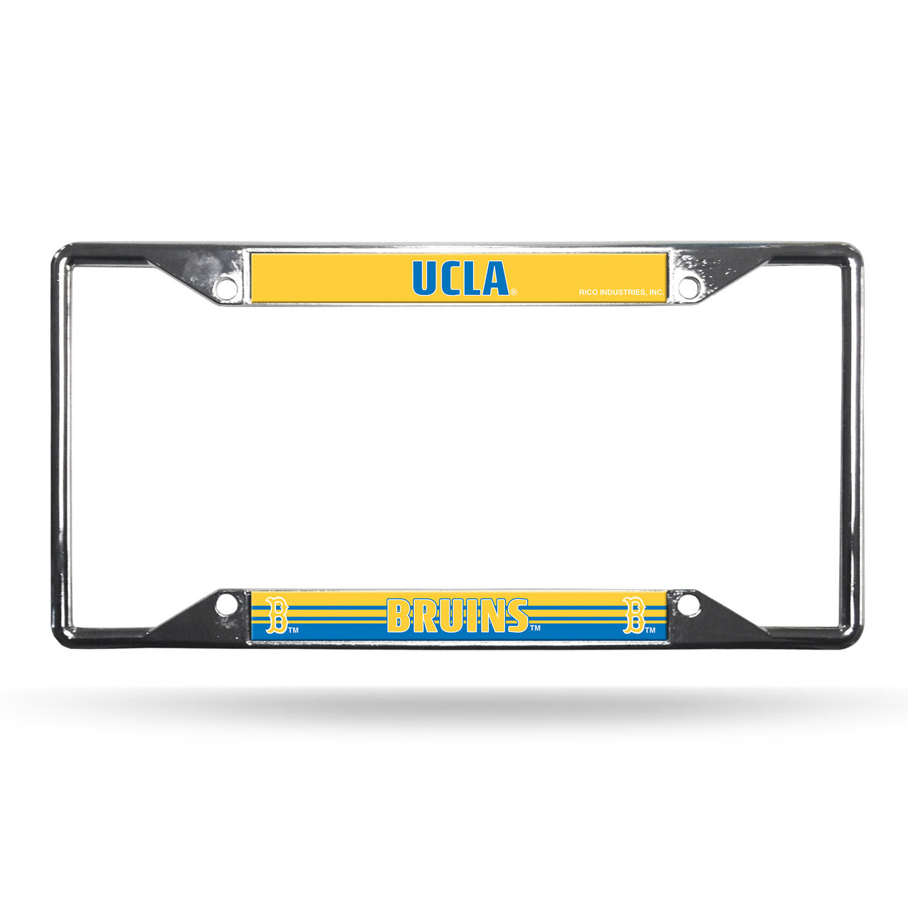 UCLA Bruins License Plate Frame Chrome EZ View - Sports Collectibles, Sports Memorabilia, Sports Fan Shop, Sports Gifts