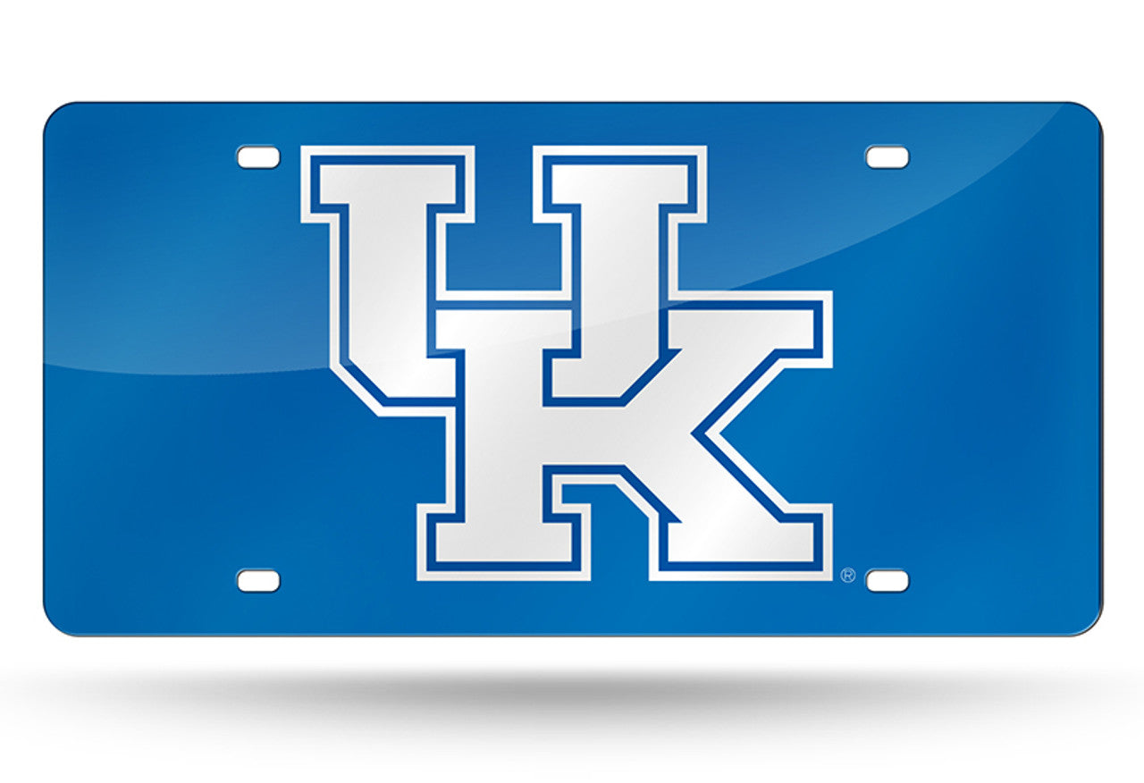 Kentucky Wildcats License Plate Laser Cut Blue - Special Order - Sports Collectibles, Sports Memorabilia, Sports Fan Shop, Sports Gifts