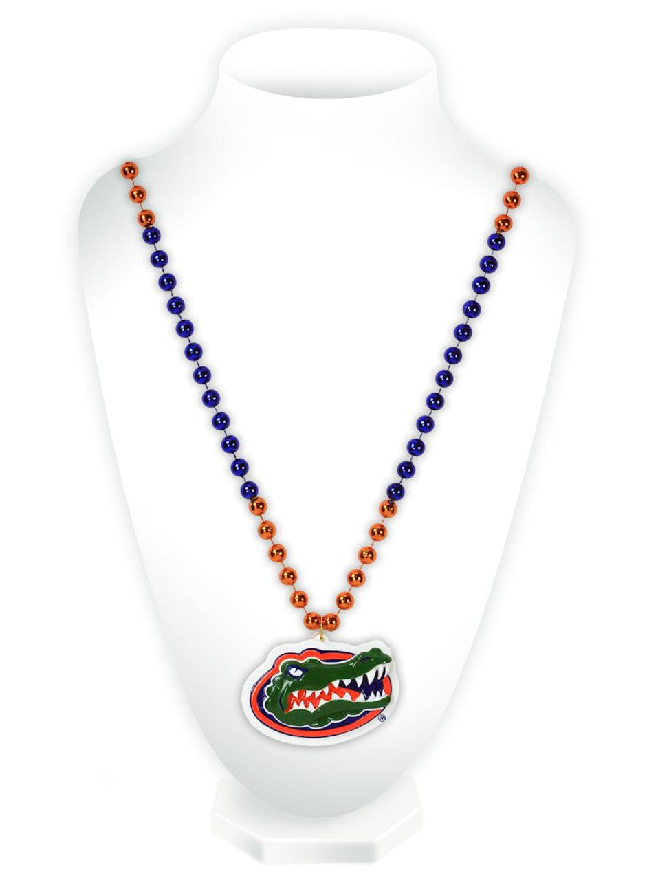 Florida Gators Beads with Medallion Mardi Gras Style - Sports Collectibles, Sports Memorabilia, Sports Fan Shop, Sports Gifts