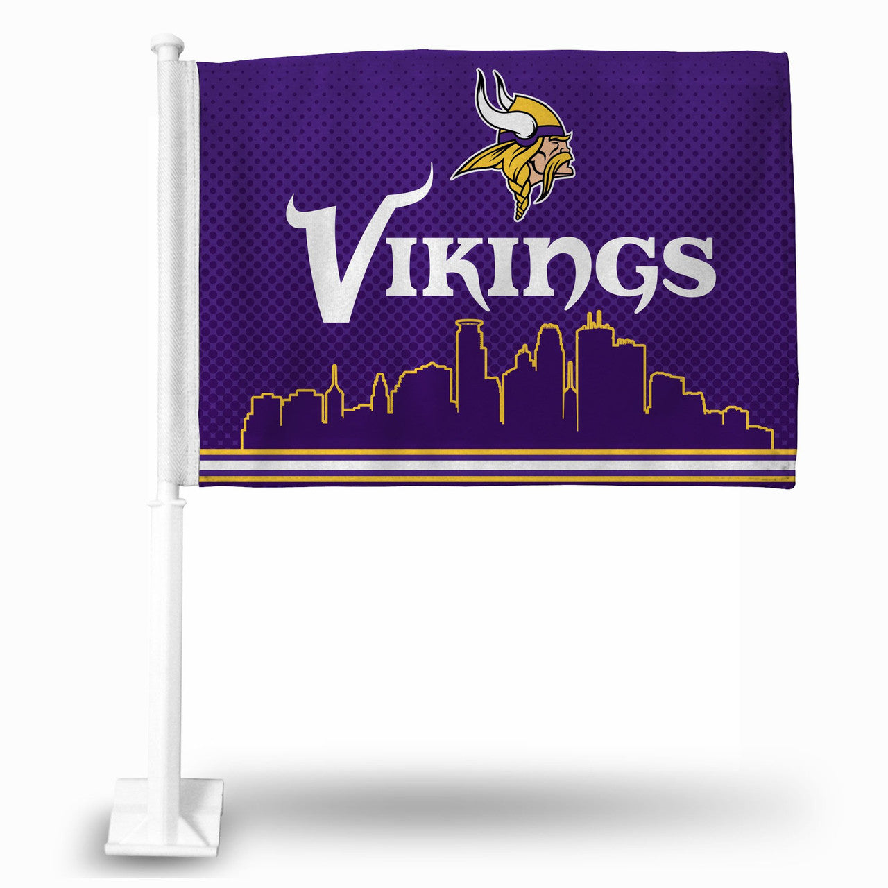 Minnesota Vikings Flag Car - Sports Collectibles, Sports Memorabilia, Sports Fan Shop, Sports Gifts