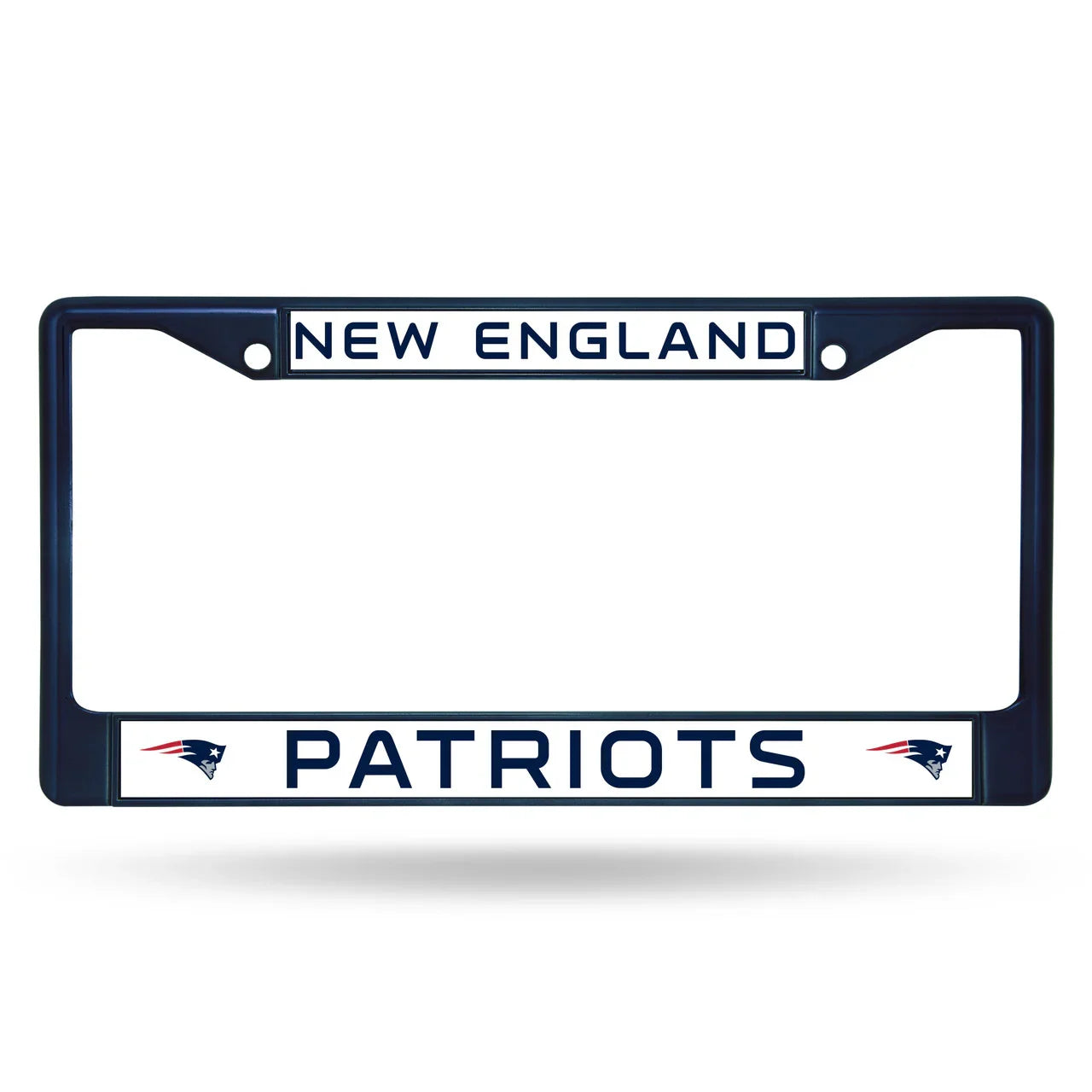 New England Patriots Metal License Plate Frame - Navy (CDG) - 757 Sports Collectibles