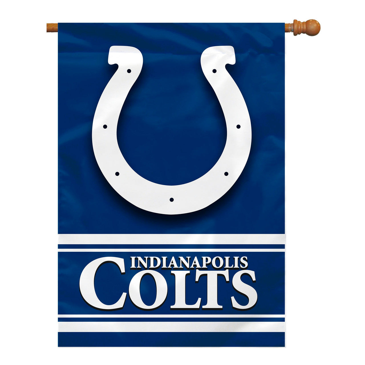 Indianapolis Colts Banner 28x40 House Flag Style 2 Sided CO - Sports Collectibles, Sports Memorabilia, Sports Fan Shop, Sports Gifts