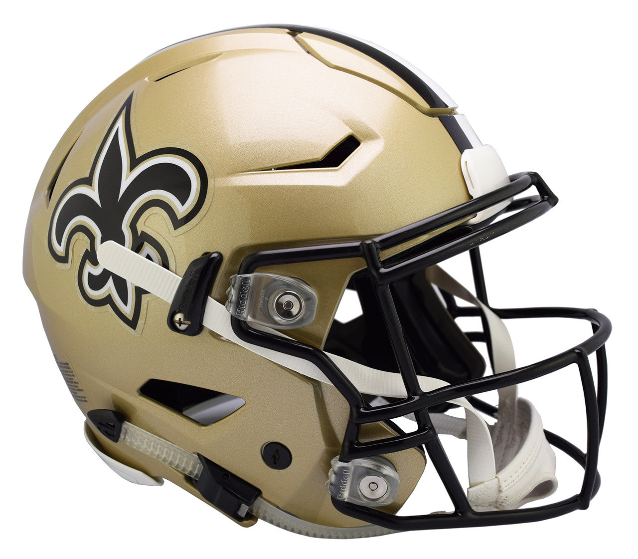 New Orleans Saints Helmet Riddell Authentic Full Size SpeedFlex Style - Special Order - Sports Collectibles, Sports Memorabilia, Sports Fan Shop, Sports Gifts