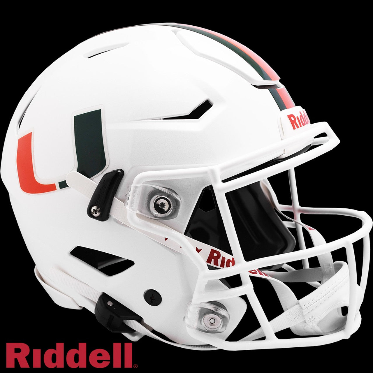 Miami Hurricanes Helmet Riddell Authentic Full Size SpeedFlex Style - Special Order - Sports Collectibles, Sports Memorabilia, Sports Fan Shop, Sports Gifts