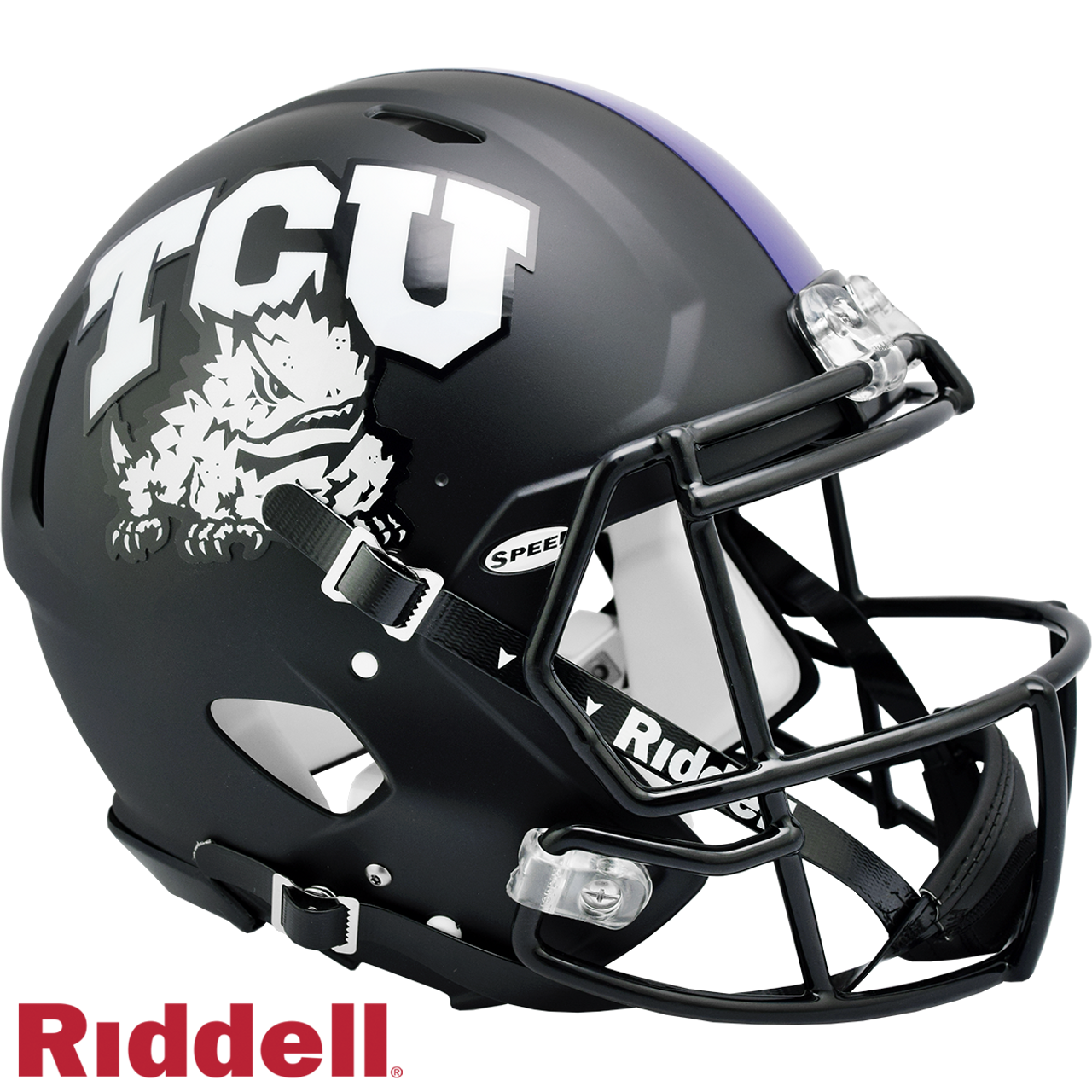 TCU Horned Frogs Helmet Riddell Authentic Full Size Speed Style - Special Order