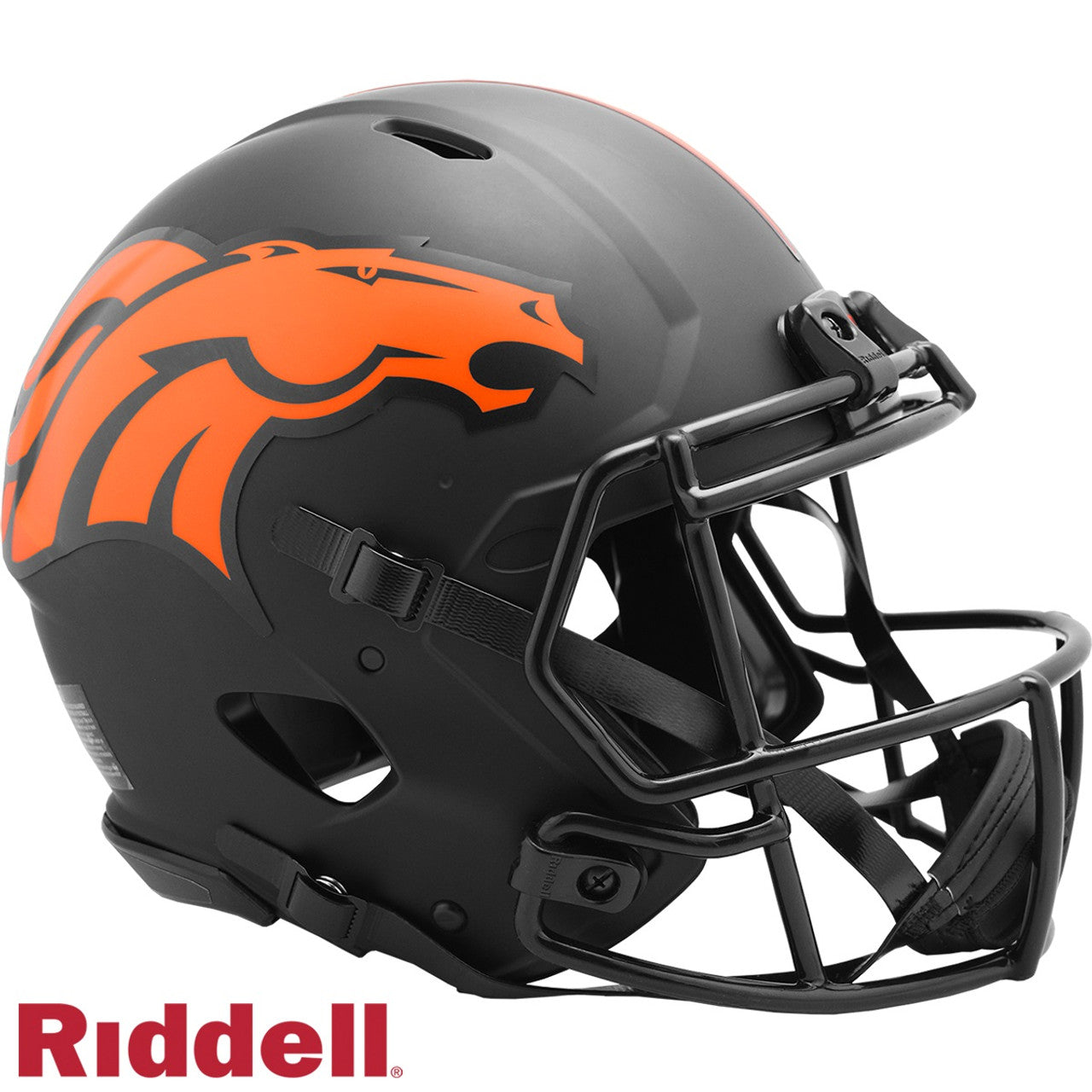 Denver Broncos Helmet Riddell Authentic Full Size Speed Style Eclipse Alternate Special Order - Sports Collectibles, Sports Memorabilia, Sports Fan Shop, Sports Gifts