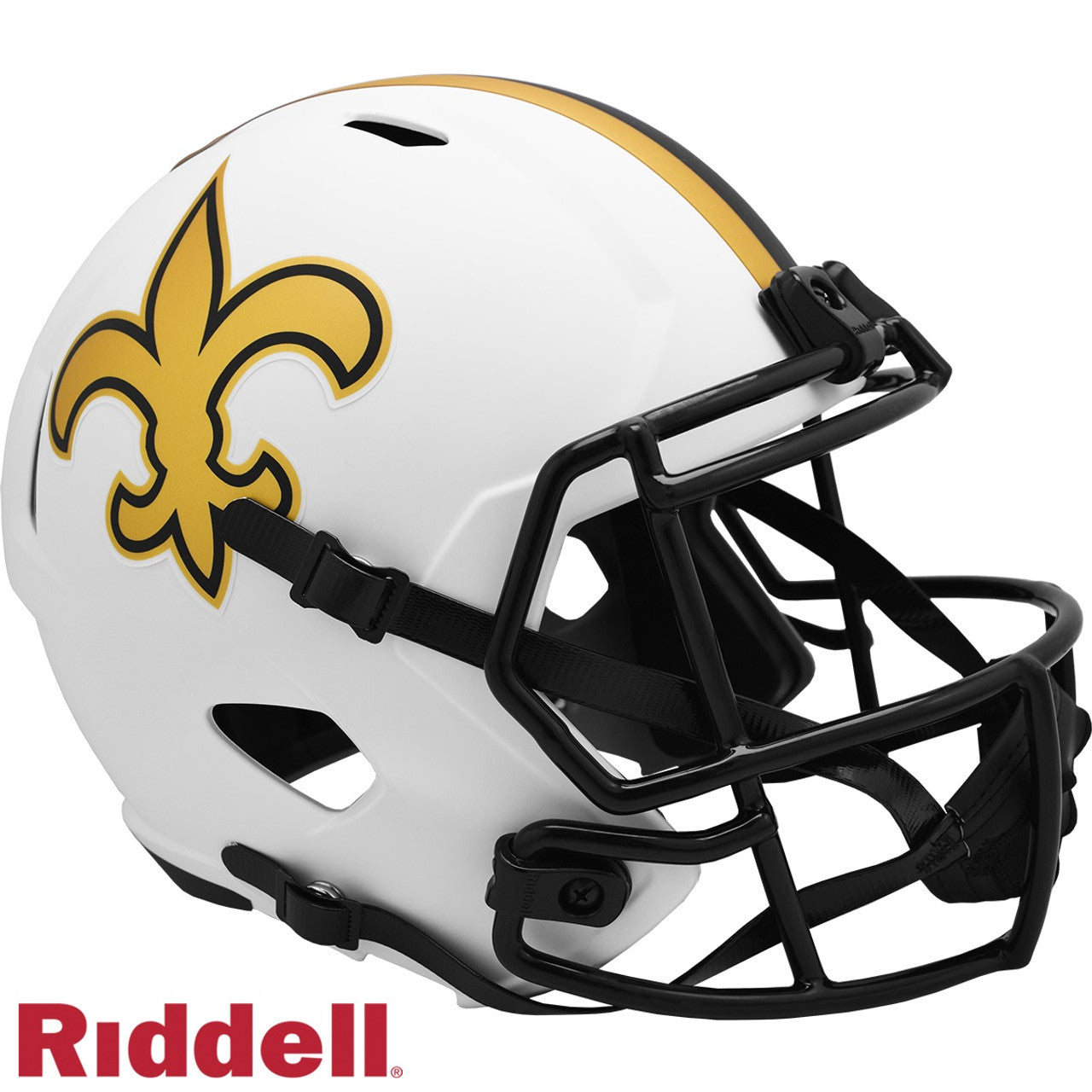 New Orleans Saints Helmet Riddell Replica Full Size Speed Style Lunar Eclipse Alternate - Sports Collectibles, Sports Memorabilia, Sports Fan Shop, Sports Gifts