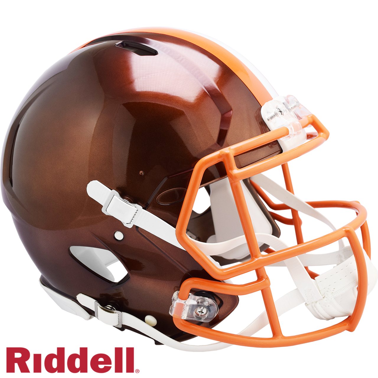 Cleveland Browns Helmet Riddell Authentic Full Size Speed Style FLASH Alternate - Sports Collectibles, Sports Memorabilia, Sports Fan Shop, Sports Gifts