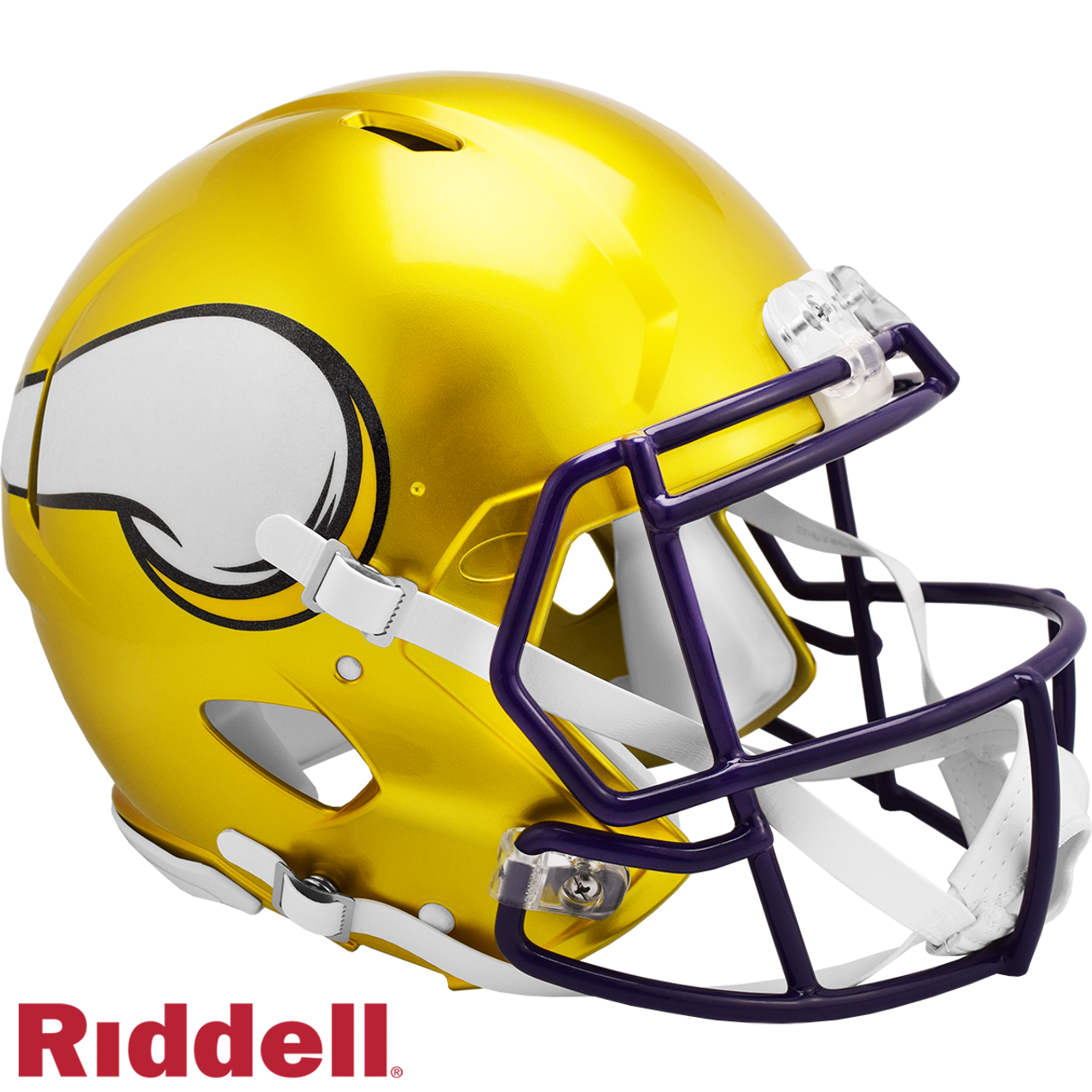 Minnesota Vikings Helmet Riddell Authentic Full Size Speed Style FLASH Alternate - Sports Collectibles, Sports Memorabilia, Sports Fan Shop, Sports Gifts