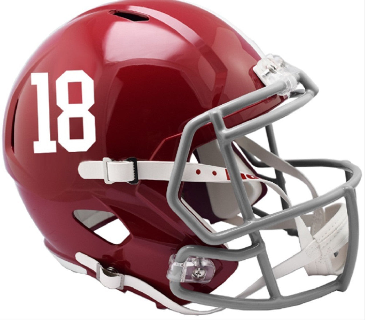 Alabama Crimson Tide Helmet Riddell Replica Full Size Speed Style #18 - Sports Collectibles, Sports Memorabilia, Sports Fan Shop, Sports Gifts