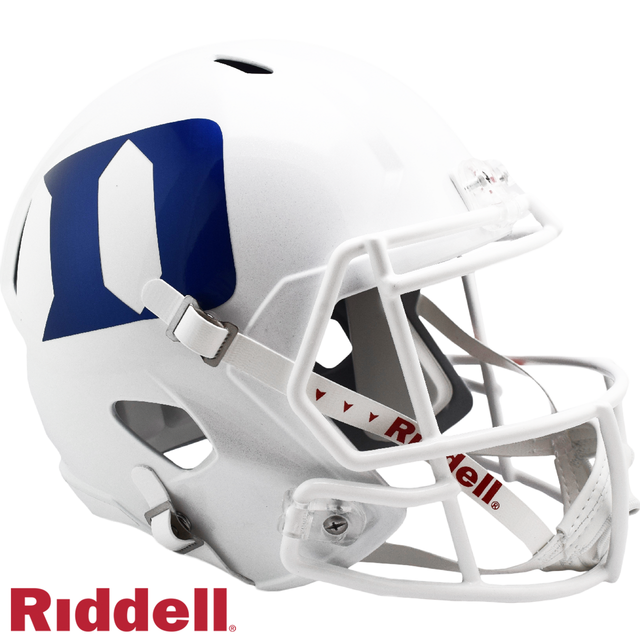Duke Blue Devils Helmet Riddell Replica Full Size Speed Style White