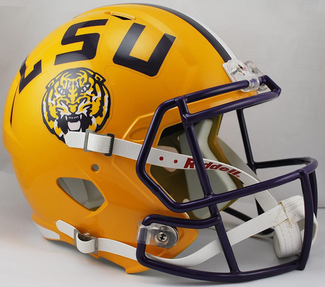 LSU Tigers Helmet Riddell Replica Full Size Speed Style - Special Order - Sports Collectibles, Sports Memorabilia, Sports Fan Shop, Sports Gifts