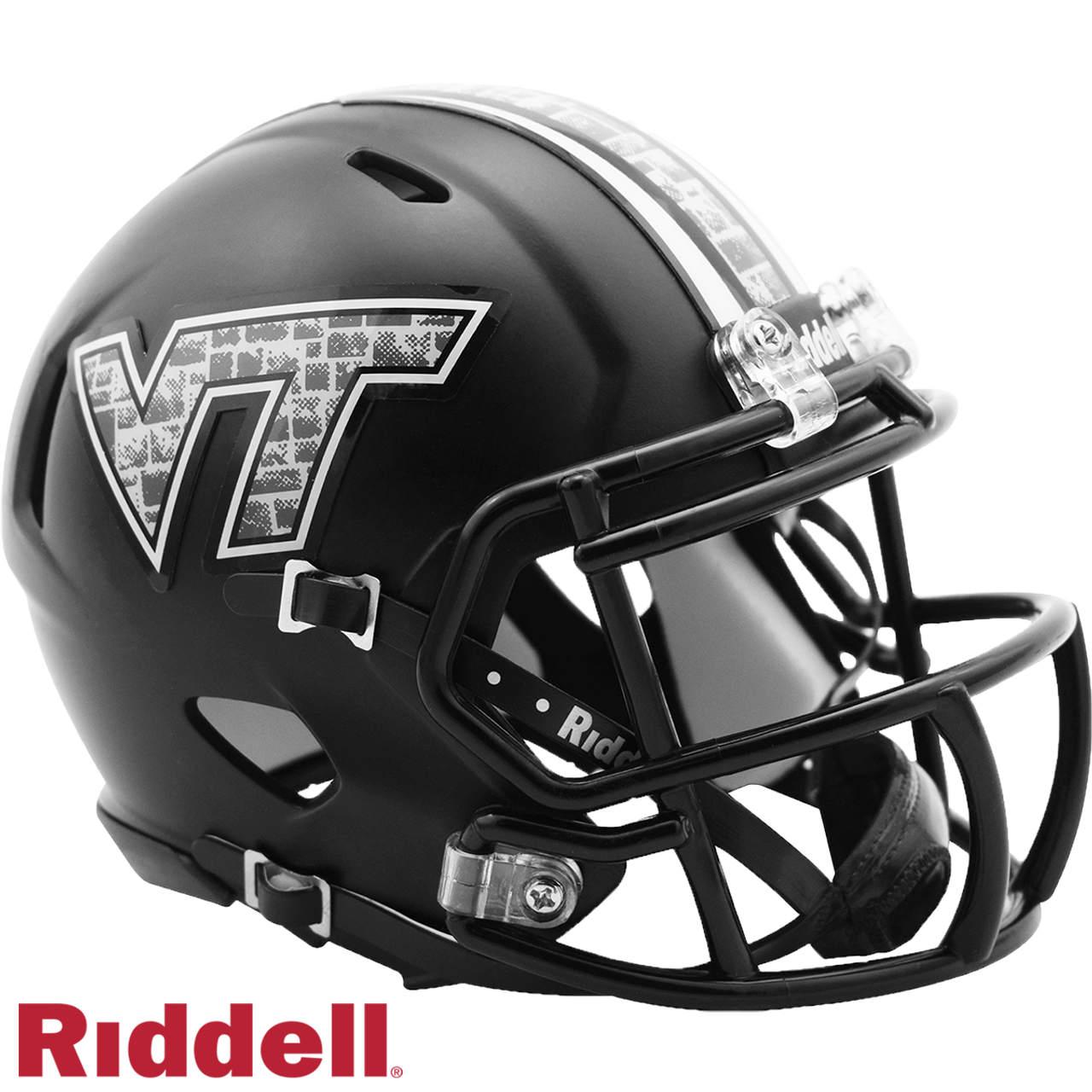 Virginia Tech Hokies Helmet - Riddell Replica Mini - Speed Style - Matte Black - Special Order - Sports Collectibles, Sports Memorabilia, Sports Fan Shop, Sports Gifts